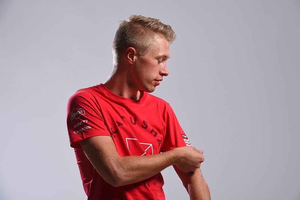 Maurits Lammertink rode for Roompot - Oranje Peloton in 2016