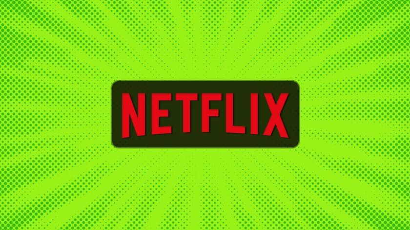 Netflix logo on a green background