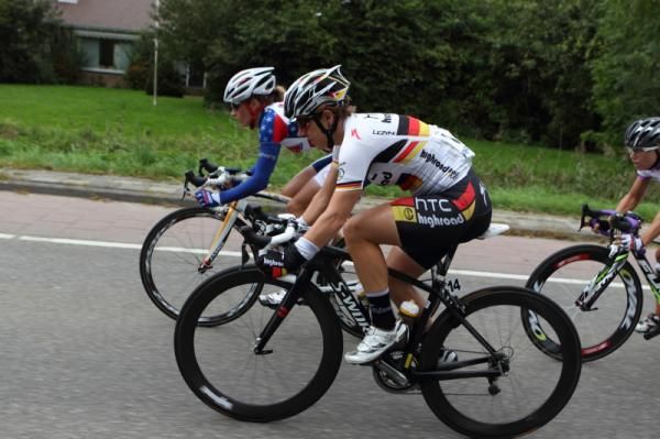 Ina Yoko Teutenberg (HTC-HighRoad) was second on the stage