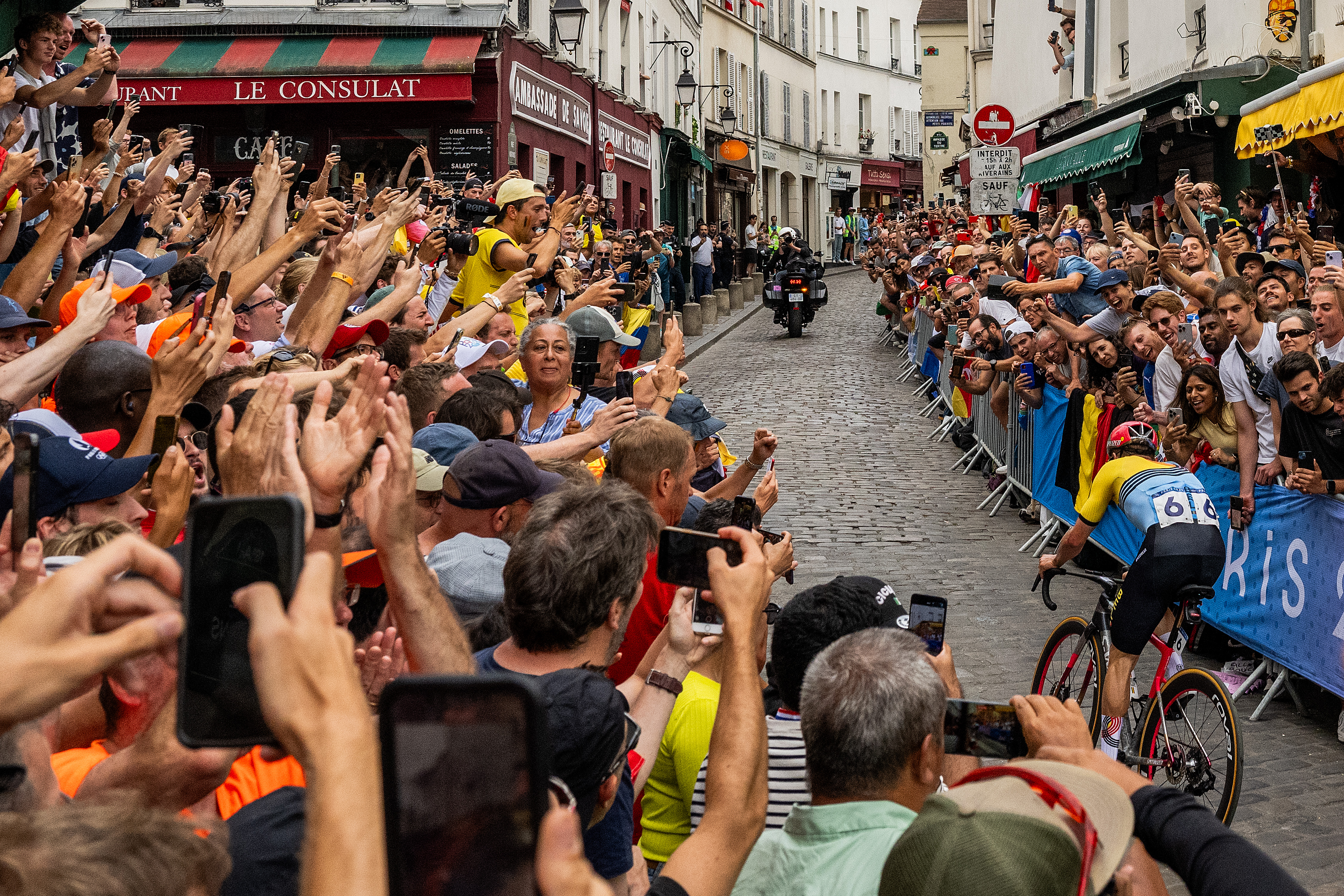 Remco Evenepoel at the Paris Olympics