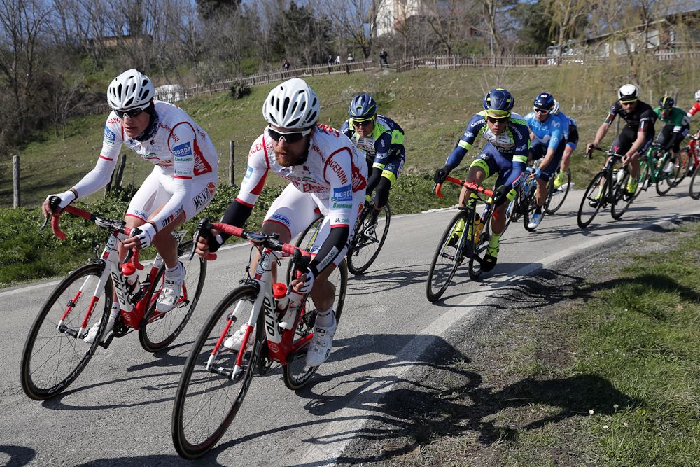 Sangemini MGKVis team at Coppi e Bartali