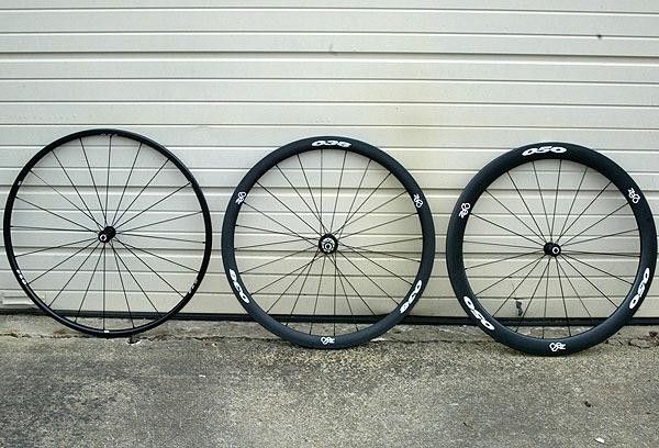 The complete non-disc wheel line-up.