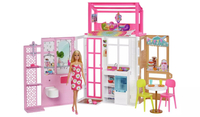 Barbie House and Doll Playset - WAS