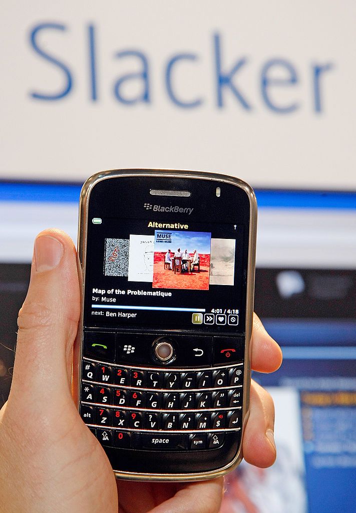 BlackBerry sales are dismal.