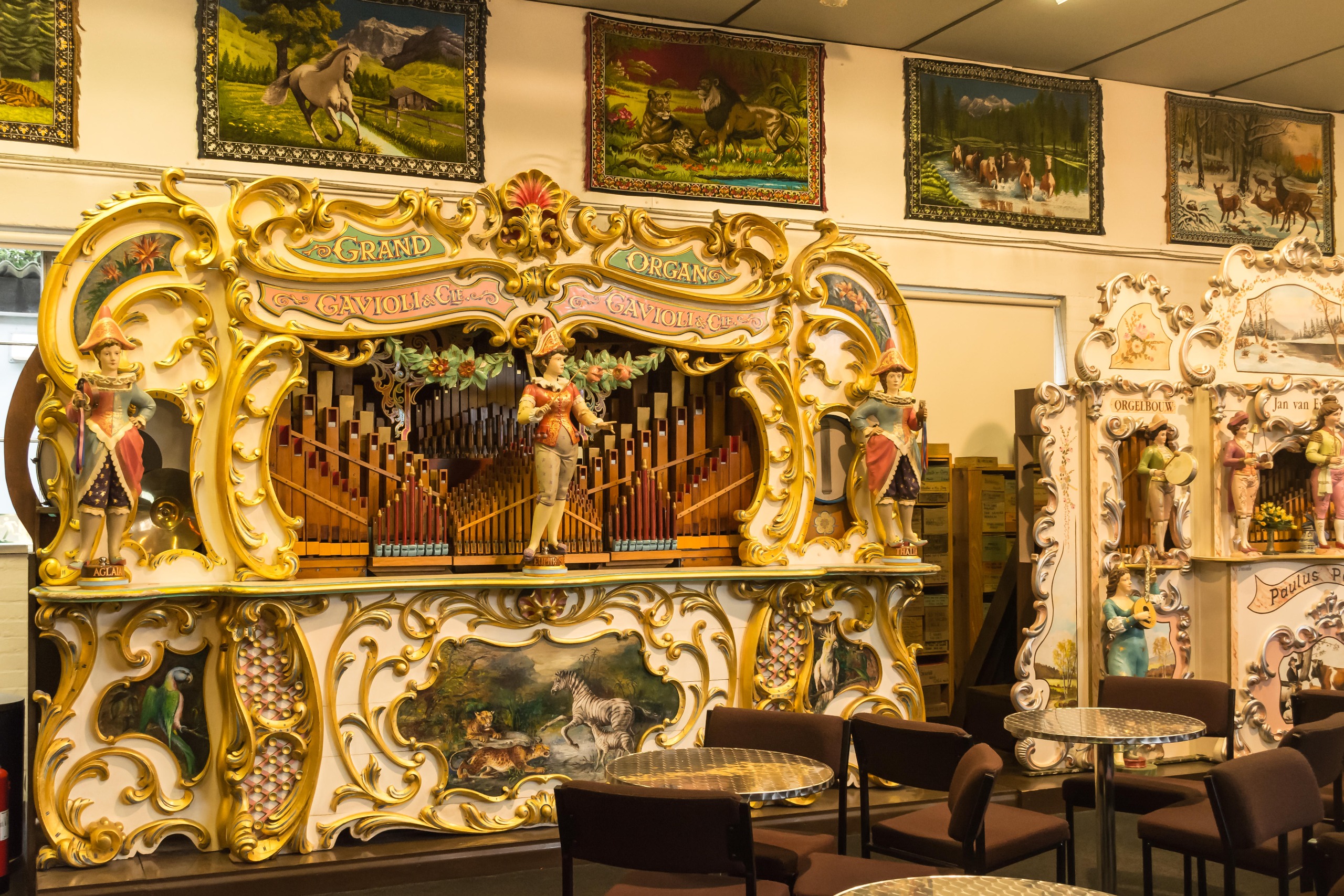 An old-timey organ type thing from a fair