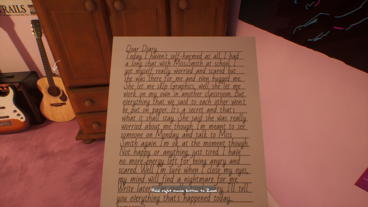 Unreal Engine game The Quiet Things, realistically rendered objects in a home