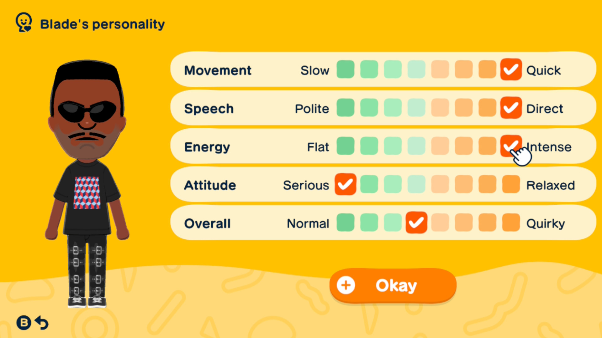 values that make a leader personality type Mii in Tomodachi Life Living the Dream