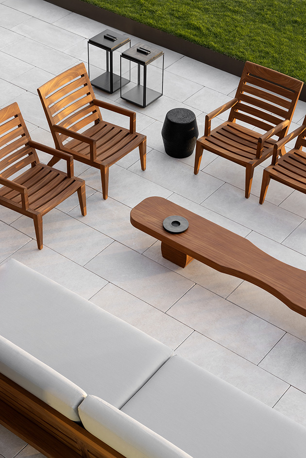 interiors and vistas at Sydney penthouse, a minimalist space in grey and white colours