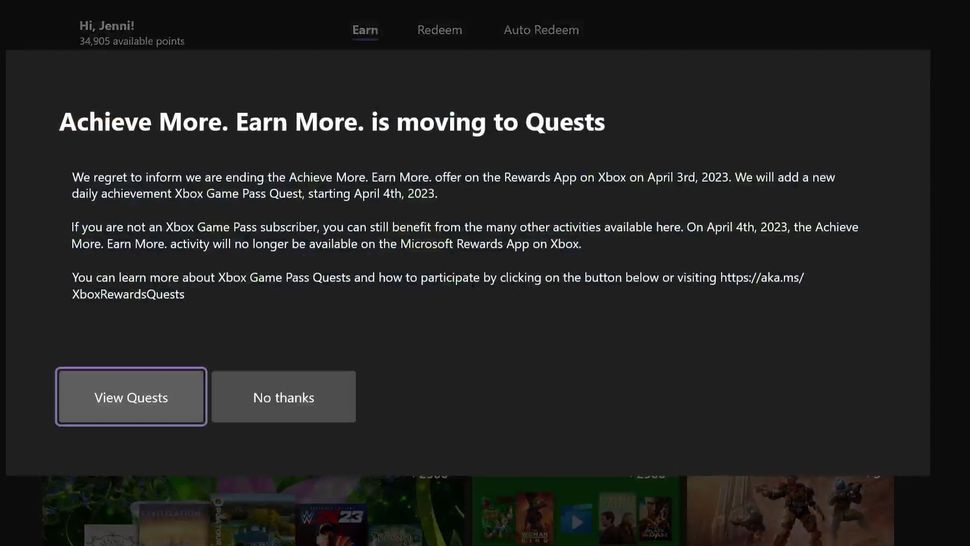 Microsoft Rewards halts daily point earnings in Edge after killing the Xbox  app in just a week — No more freebies!