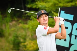 Jinichiro Kozuma takes a shot at LIV Golf Greenbrier