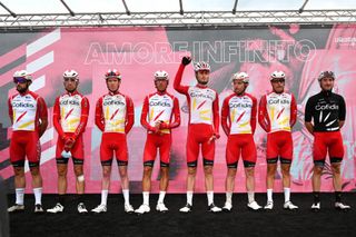 Cofidis line up for stage 12 of the 2020 Giro d’Italia