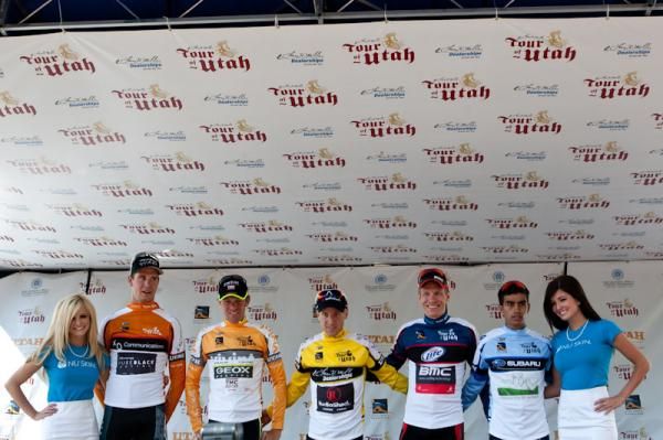 The jersey leaders after this week's racing.