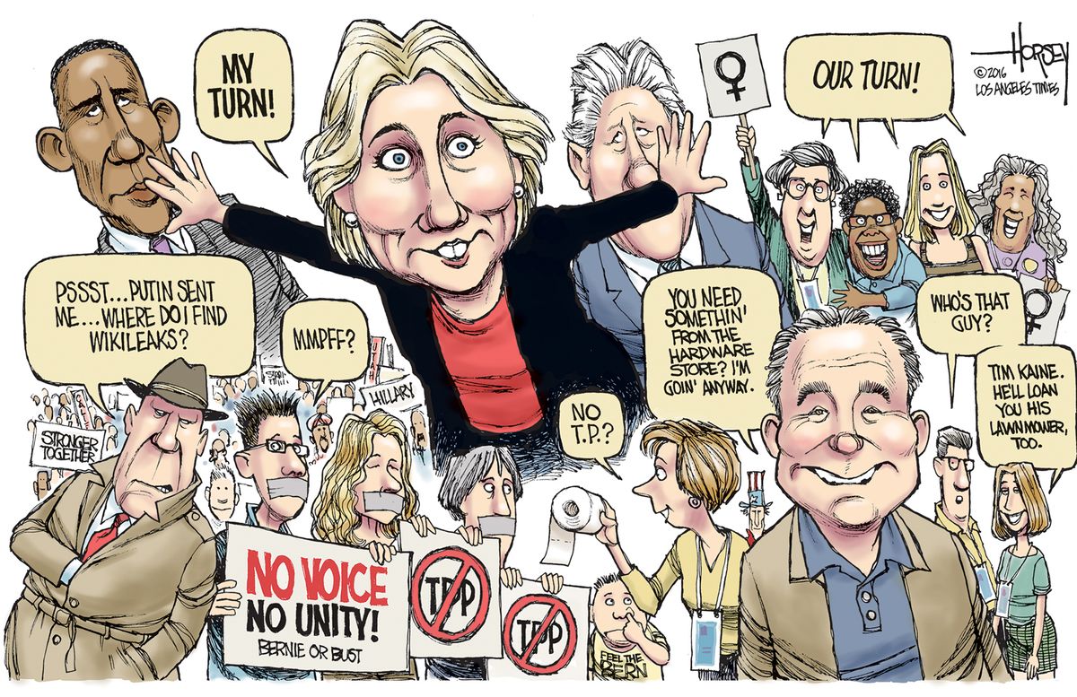 Political cartoon U.S. Hillary Clinton turn | The Week