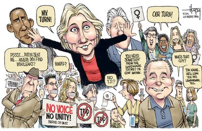 Political cartoon U.S. Hillary Clinton turn