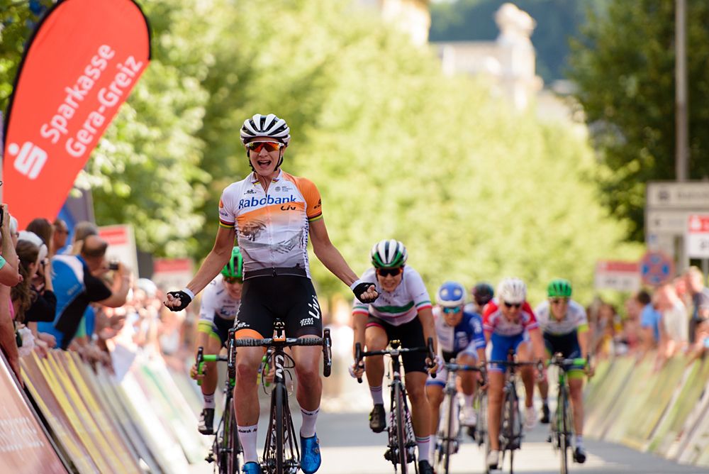 Marianne Vos (Rabo-Liv claims her third stage win at Thuringen Rundfahrt der Frauen