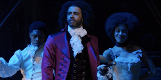 Thomas Jefferson (Daveed Diggs) looks out into the audience as he sings 'What Did I Miss?' during 'Hamilton.'