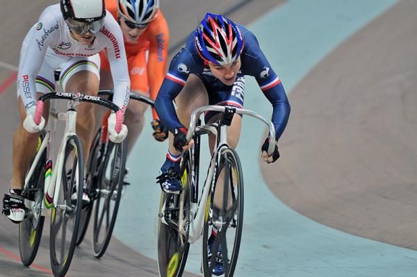 Sandie Clair (France) and Simona Krupeckaite (Lithuania) finished 1-2 respectively in their first round keirin heat and both moved through to the next round.