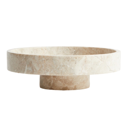 H&M, Footed Marble Serving Bowl