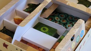 Leaf tuck boxes full of components