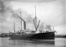 The SS Warrimoo, a passenger and cargo ship originally launched in 1892.