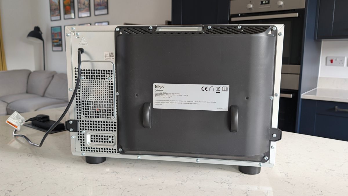 Ninja Crispi Microwave side panel, with vent grille