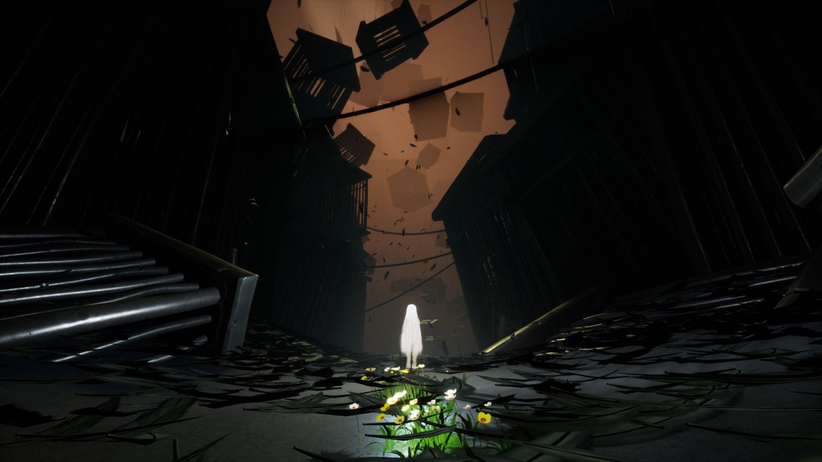 Screenshot of After Us running on Xbox Series X.
