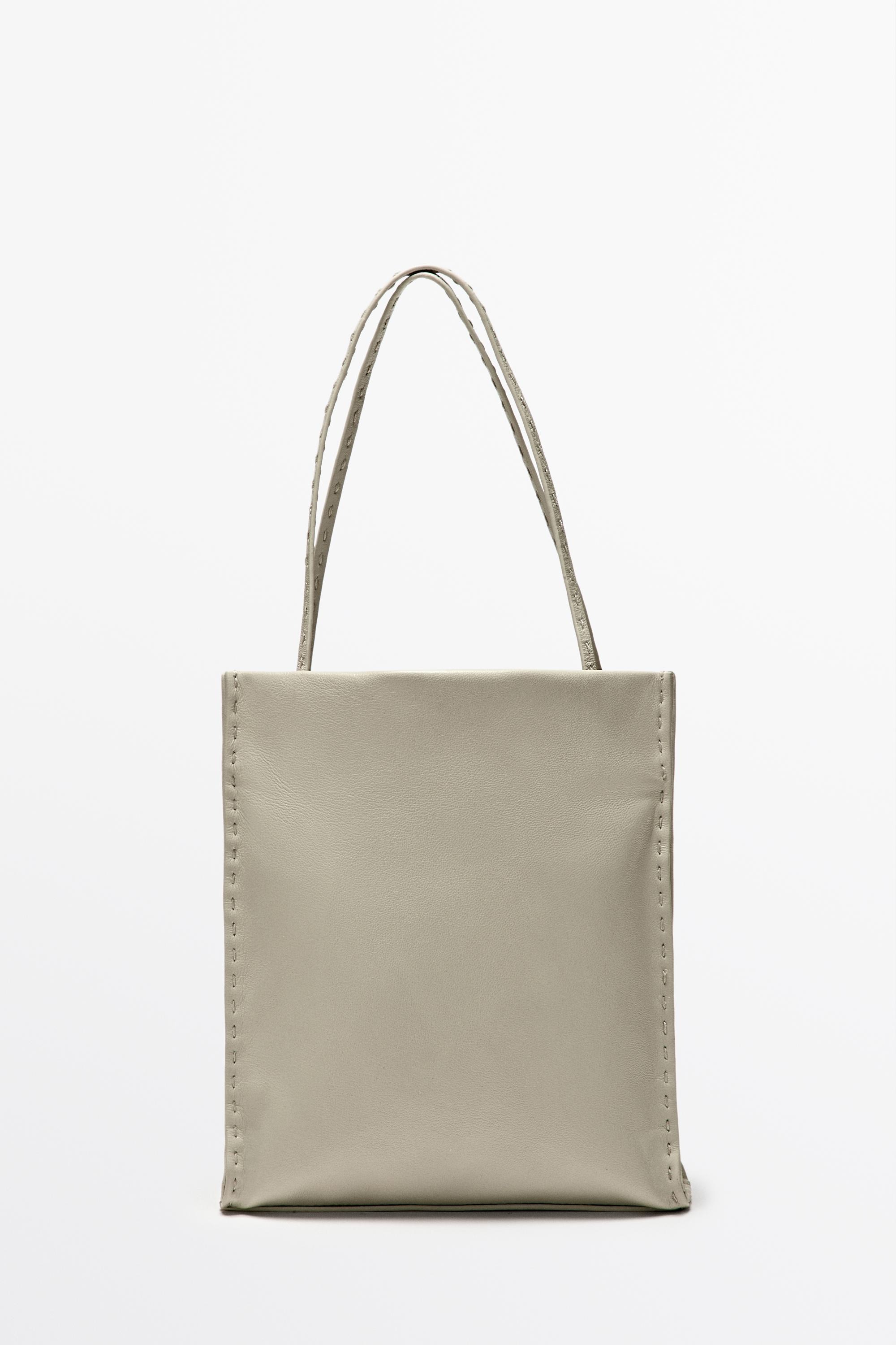 Massimo Dutti, Nappa Leather Double Compartment Bag