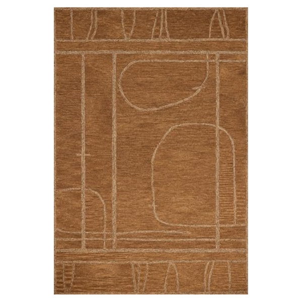 Loloi, Loloi Jeremiah Brent Barrow Collection Clay/Natural Area Rug