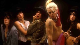 Hanoi Rocks posing for a photograph in 1983