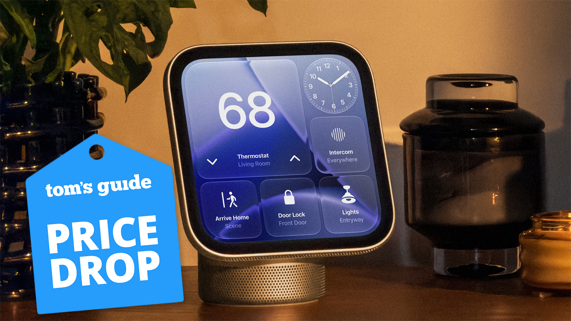 Apple homeview with a price drop deal tag