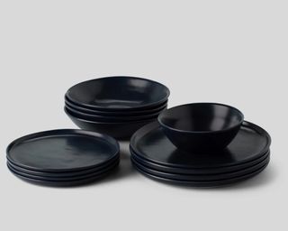 Fable Base Dinnerware Set in Midnight Blue