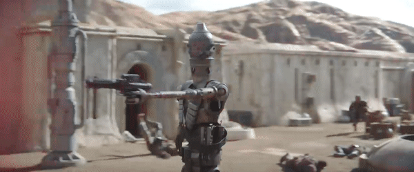 The assassin droid-turned-bounty hunter IG-11