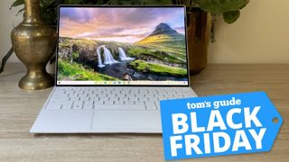an image of a Dell XPS 13 signalling Black Friday laptop deals 2021