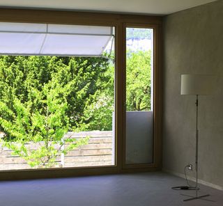 The multi-aspect main living space at Campodels House, Chur