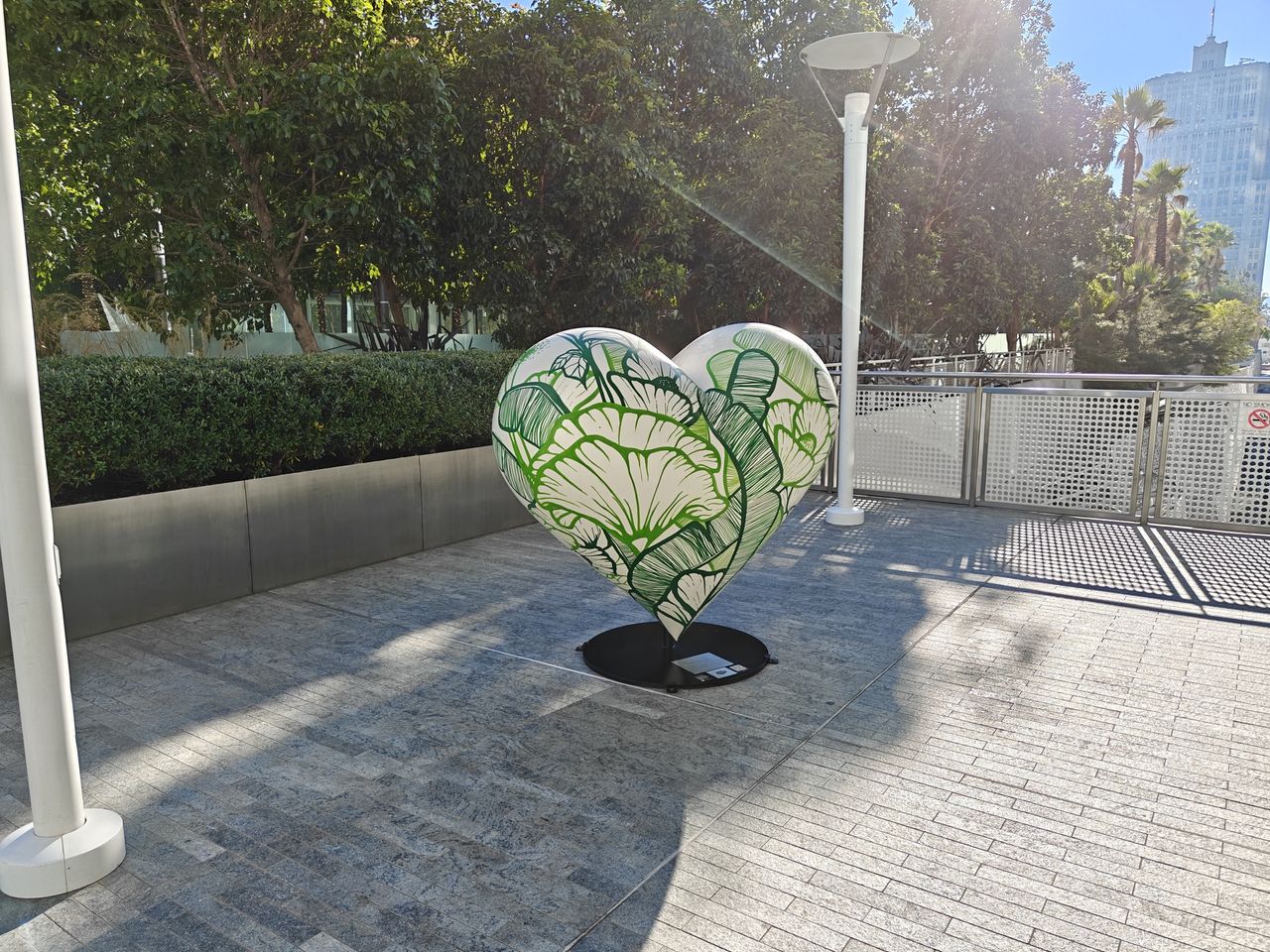 Heart sculpture shot with OnePlus 13R