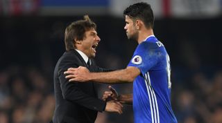 Antonio Conte and Diego Costa, Chelsea