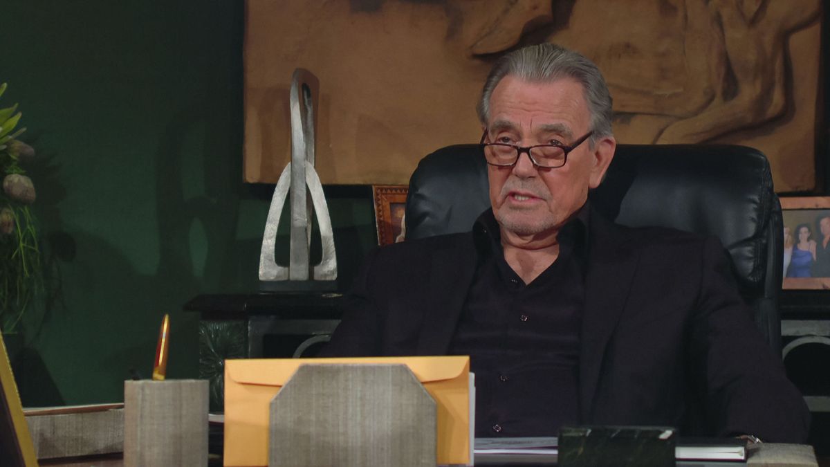 Eric Braeden as Victor in his office in The Young and the Restless