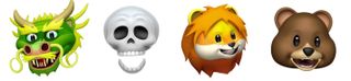 The four new Animoji masks Apple has added to iOS 11.3