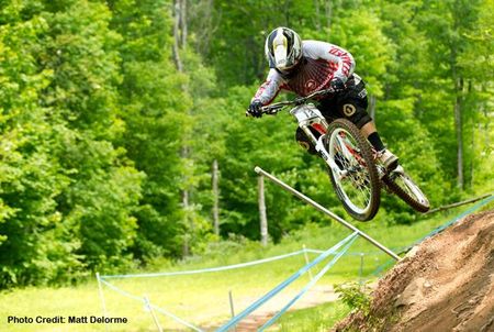 Trevyn Newpher races to second place