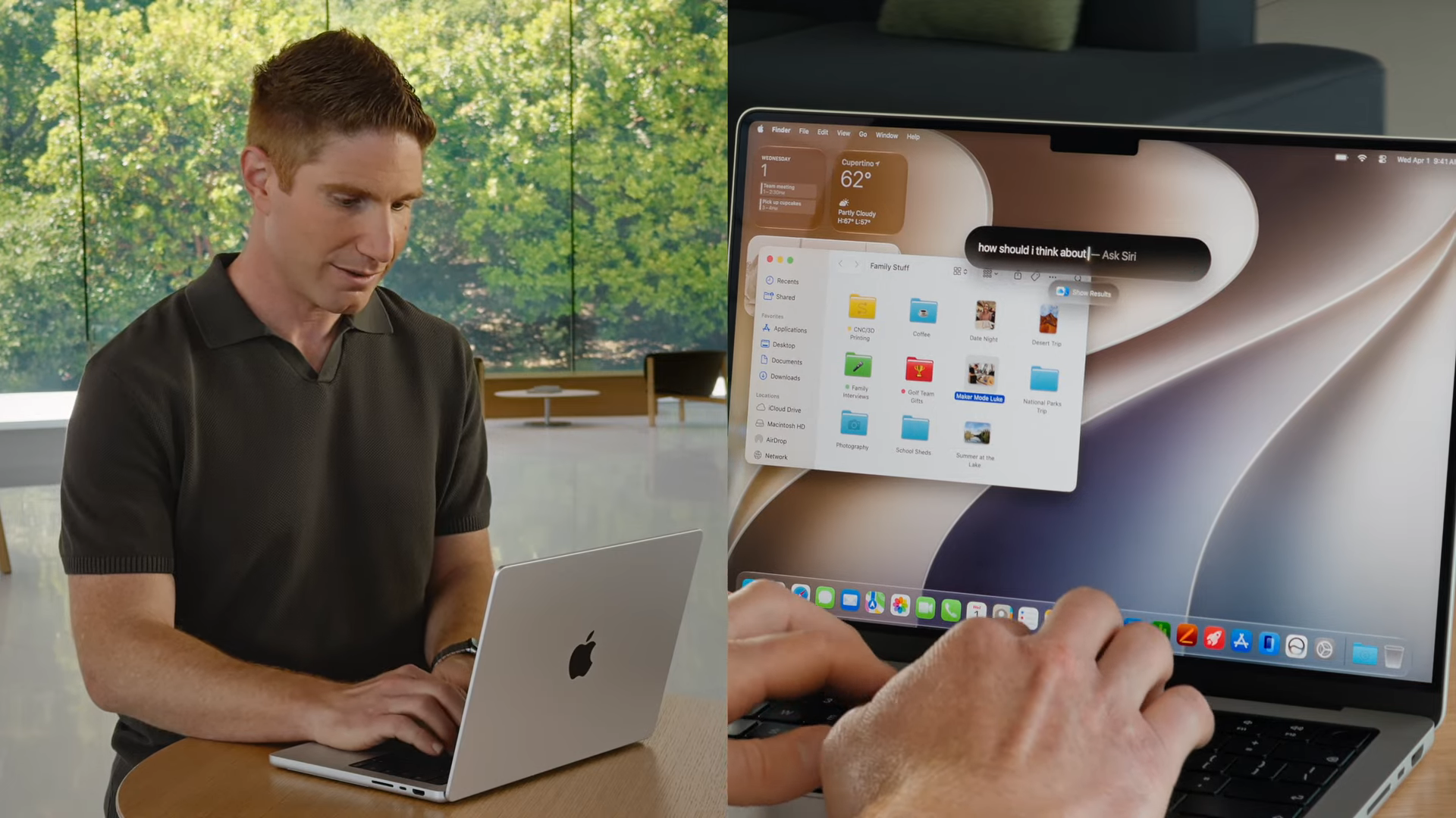 Asking Siri from Spotlight on Mac at WWDC 2026