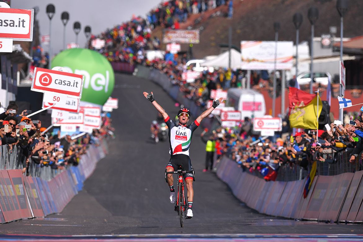 Jan Polanc claims his second Giro stage win in three years.