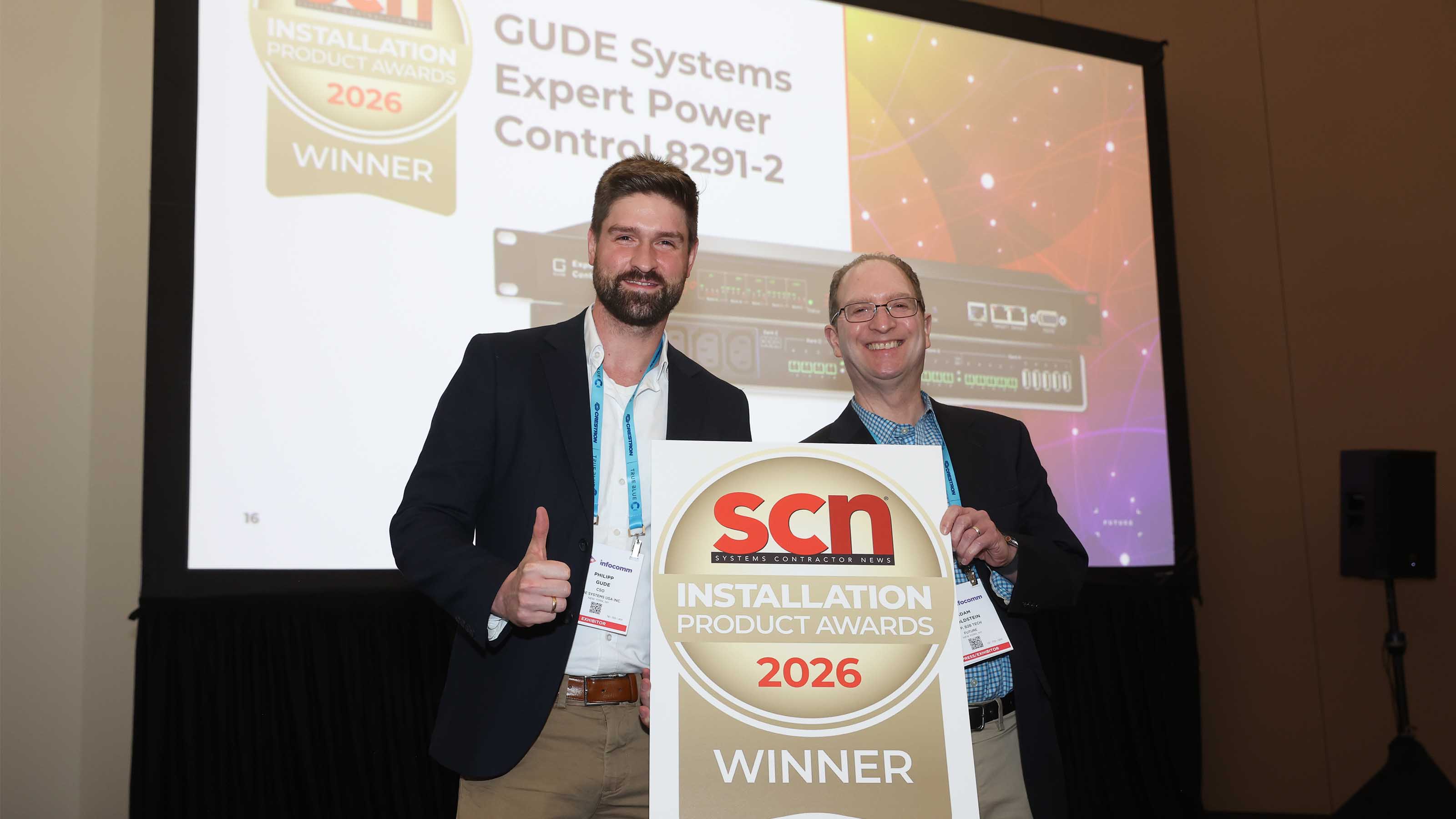 SCN Installation Product Awards GUDE Systems