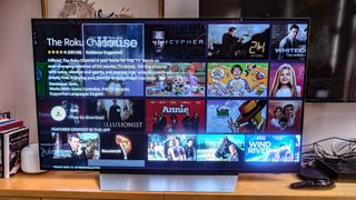 The Roku Channel in app store on Amazon Fire TV Stick 4K Max