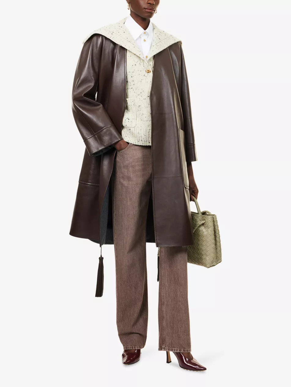 Straight-Leg High-Rise Denim Jeans - 4