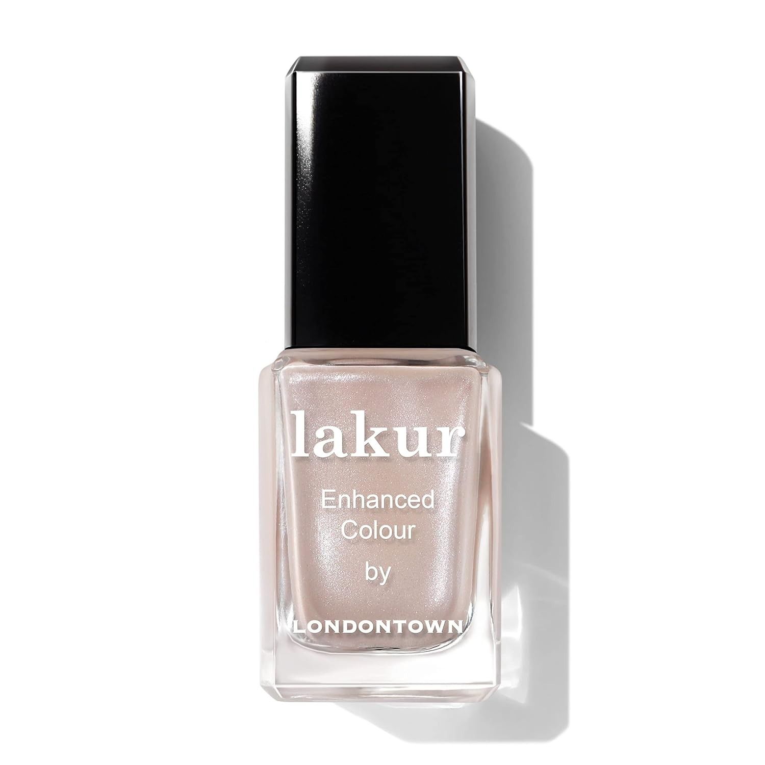 LONDONTOWN, Londontown Lakur Nail Polish - Chip-Resistant, Non-Toxic, Conditions & Hydrates Nails | Shimmery Shimmery Champagne, Pearl, .40 Fl Oz