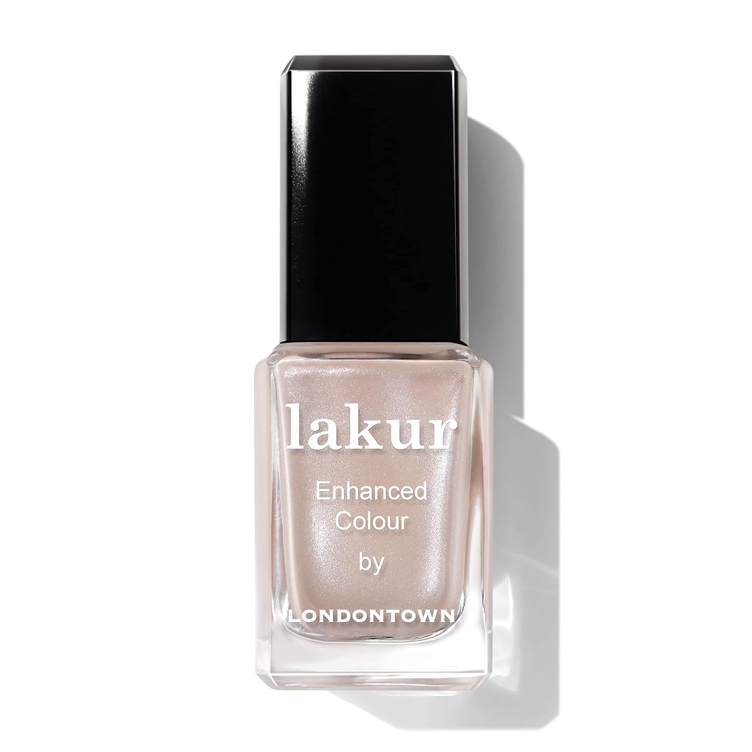 LONDONTOWN, Londontown Lakur Nail Polish - Chip-Resistant, Non-Toxic, Conditions & Hydrates Nails | Shimmery Shimmery Champagne, Pearl, .40 Fl Oz