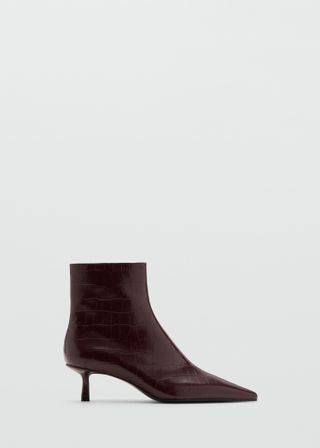 Kitten-Heel Coco Boots - Women | Mango Usa