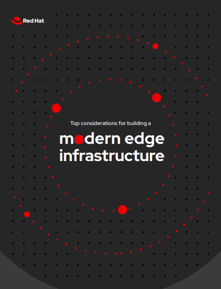 Black whitepaper cover with red circular dot graphic
