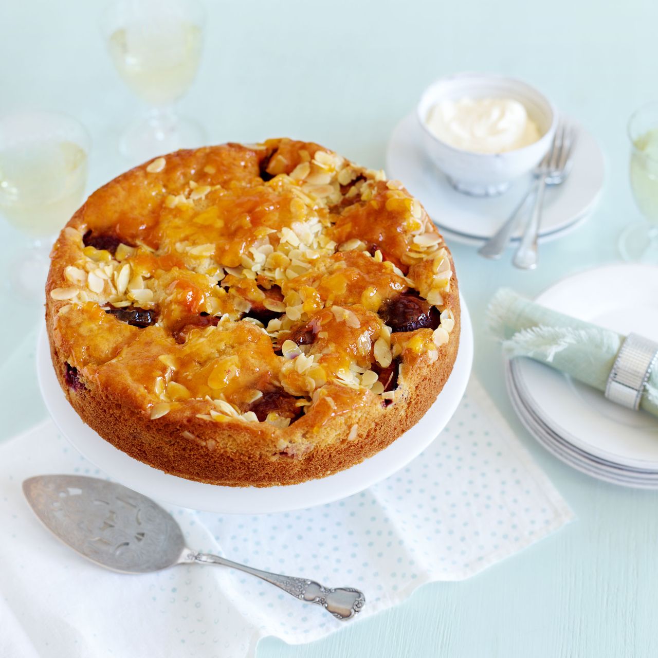 Plum And Almond Cake