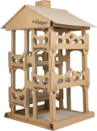PETIQUE Feline Penthouse Cat House
Fancy treating your feline to a chateau, a fortress or a penthouse? PETIQUE creates some incredible creations simply using cardboard.  